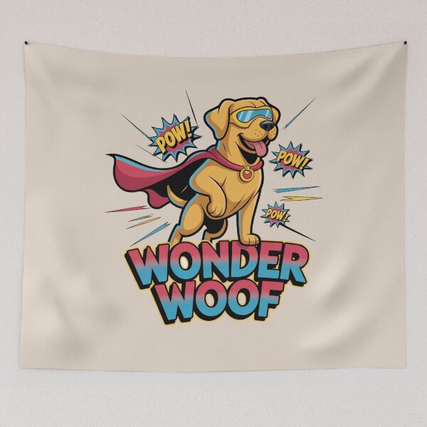 Item preview, superhero dog - playful dog - comic book dog - pet lover gift - cute puppy - animal superhero - dog sticker - dog hoodie - adorable dog - funny puppy - superhero pup designed and sold by JansenGS.