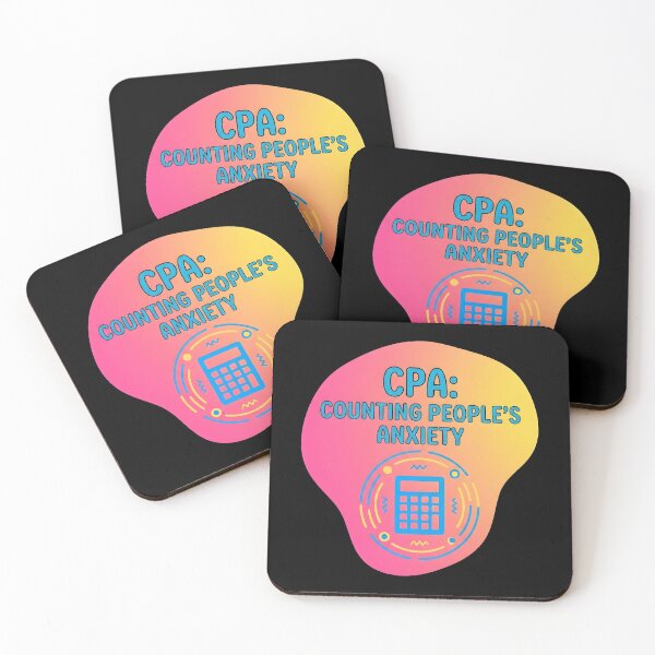 Item preview, CPA: counting people's anxiety | Accountant designed and sold by SocialStaticz.