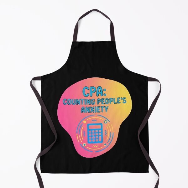 Item preview, CPA: counting people's anxiety | Accountant designed and sold by SocialStaticz.