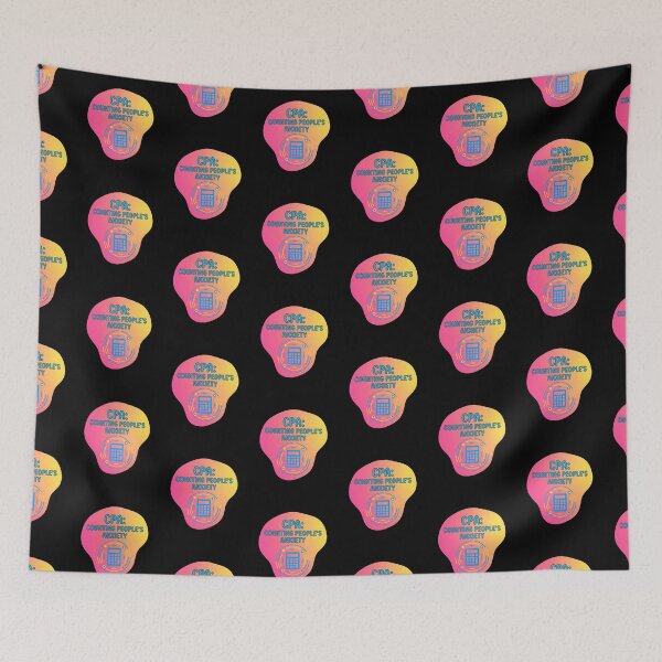 Item preview, CPA: counting people's anxiety | Accountant designed and sold by SocialStaticz.