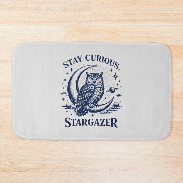 Item preview, Stay Curious Stargazer Vintage Illustration Astronomy designed and sold by SplashTastic.