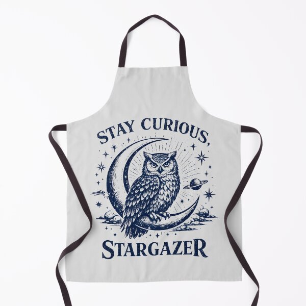 Item preview, Stay Curious Stargazer Vintage Illustration Astronomy designed and sold by SplashTastic.