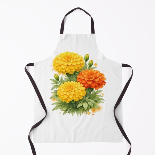 Item preview, African Marigold (Tagetes erecta) designed and sold by HOMETOWN86.