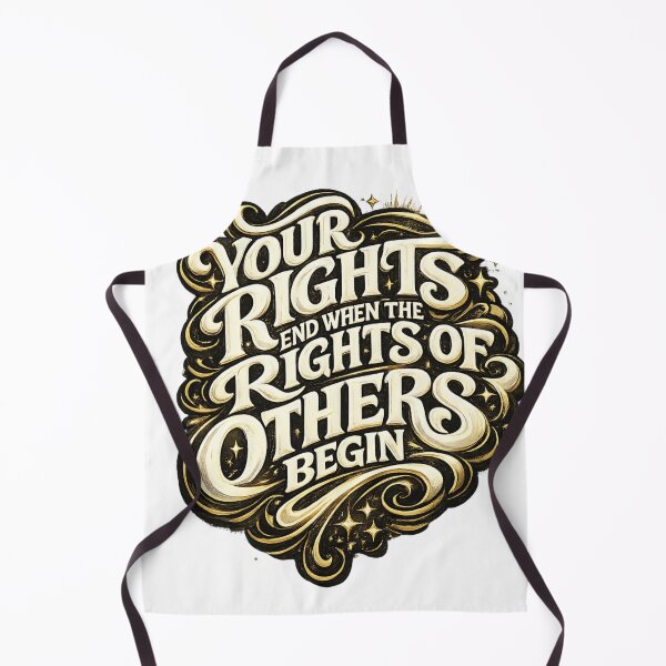 Item preview, Your Rights End When the Rights of Others Begin – Bold Typography Quote designed and sold by jerskie_12tribes.