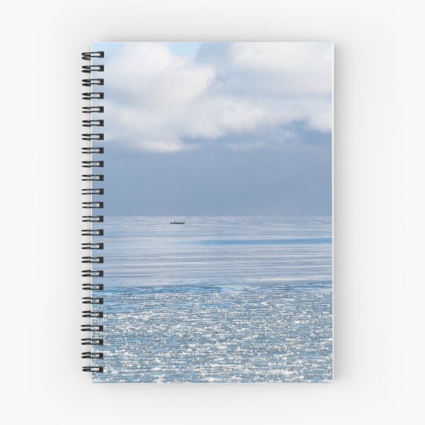 Item preview, Winter Kayaking on Calm Frozen Lake designed and sold by Georgia Mizuleva.