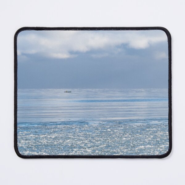 Item preview, Winter Kayaking on Calm Frozen Lake designed and sold by Georgia Mizuleva.