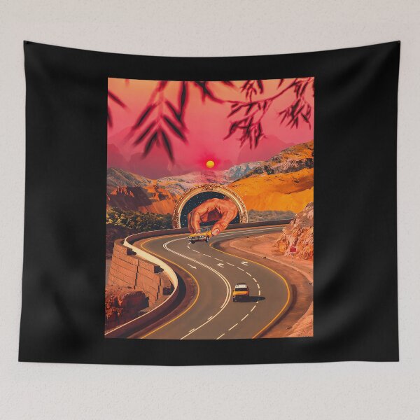 Item preview, Retro Synthwave Highway Neon Driver designed and sold by mcsaazhxo57.