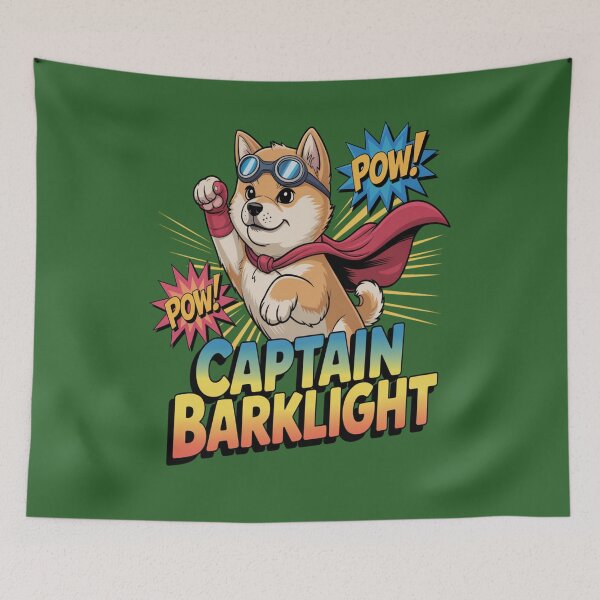 Item preview, superhero dog - playful dog - comic book dog - pet lover gift - cute puppy - animal superhero - dog sticker - dog hoodie - adorable dog - funny puppy - superhero pup designed and sold by JansenGS.