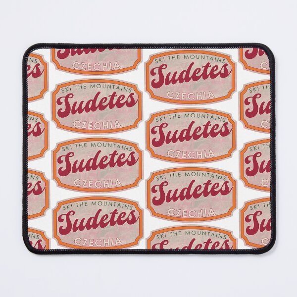 Item preview, Sudetes, Czechia, Ski, textured skiing badge designed and sold by Wanderful-roads.