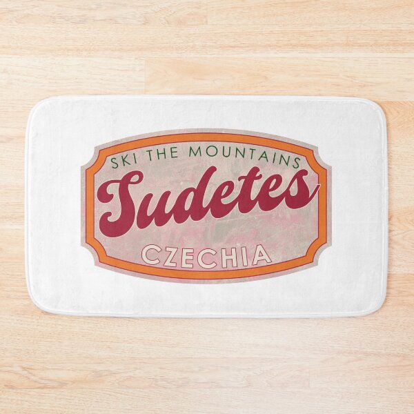 Item preview, Sudetes, Czechia, Ski, textured skiing badge designed and sold by Wanderful-roads.