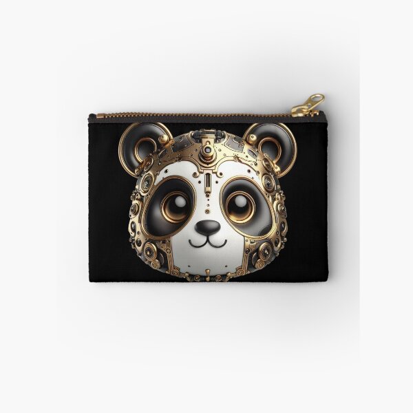 Item preview, Mechanical Panda Steampunk Futuristic Kawaii designed and sold by FlavaVerda.