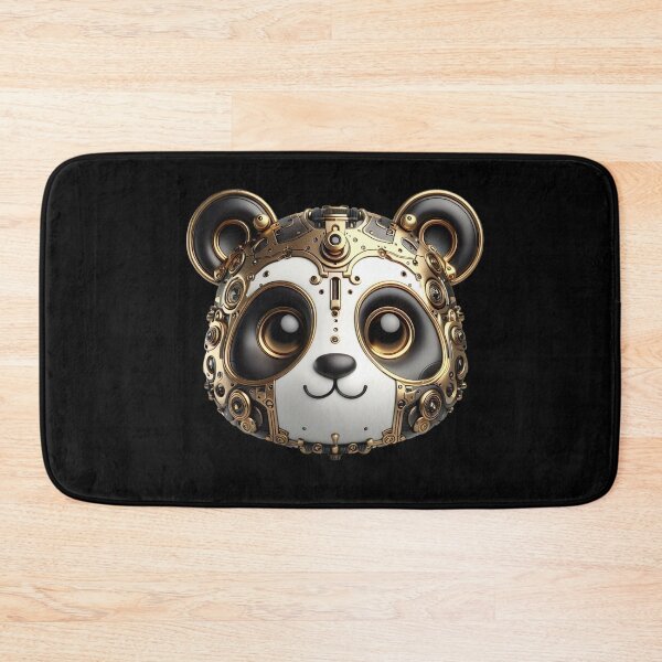 Item preview, Mechanical Panda Steampunk Futuristic Kawaii designed and sold by FlavaVerda.