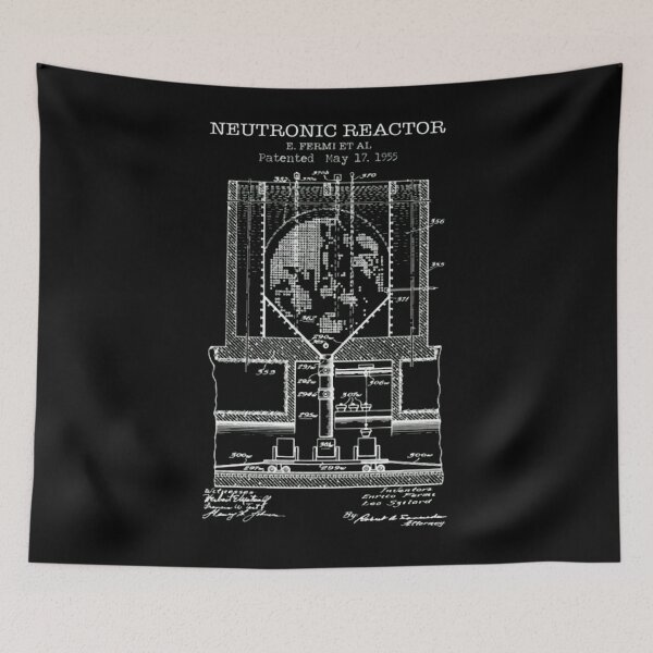 Item preview, Nuclear Reactor Patent White  designed and sold by Love-that-a-lot.