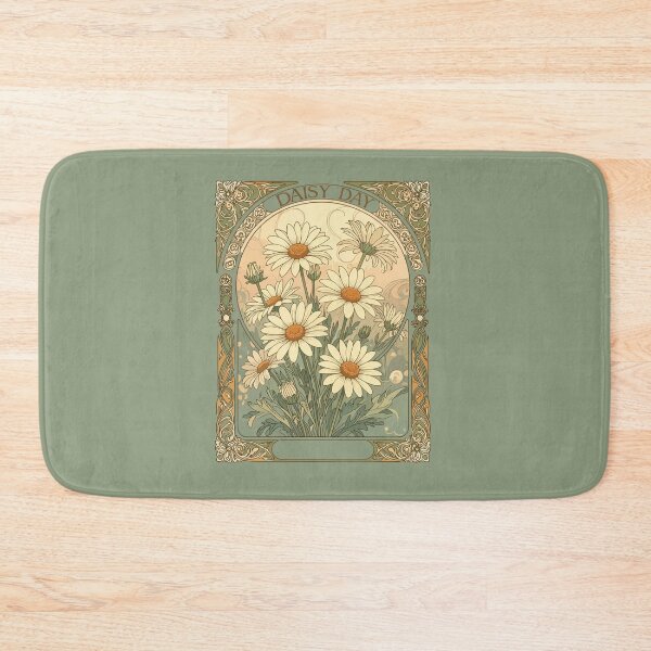Item preview, Daisy Day Birth Month Flower Art Nouveau designed and sold by taiche.