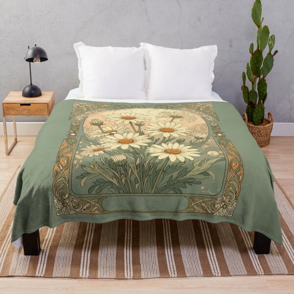 Item preview, Daisy Day Birth Month Flower Art Nouveau designed and sold by taiche.