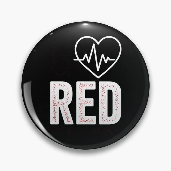 Item preview, Go Red for Women American Heart Disease Month Awareness designed and sold by HellD3vil-Art.