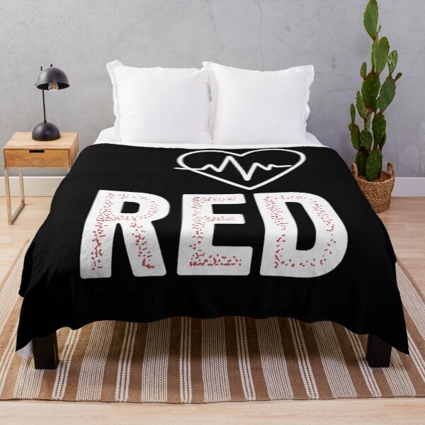 Item preview, Go Red for Women American Heart Disease Month Awareness designed and sold by HellD3vil-Art.