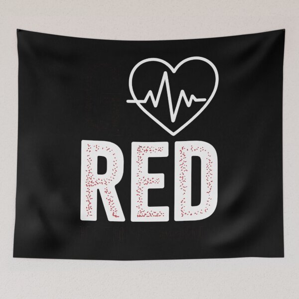 Item preview, Go Red for Women American Heart Disease Month Awareness designed and sold by HellD3vil-Art.