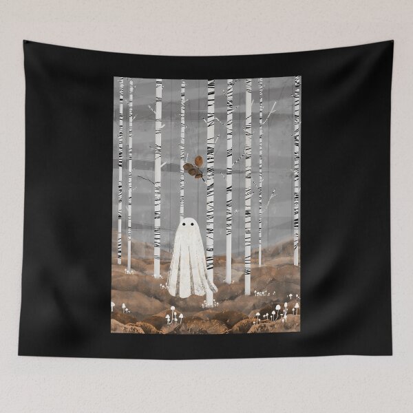 Item preview, Spooky Mushroom Forest Ghost Graphic designed and sold by mcsaazhxo57.