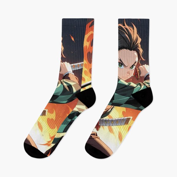 Item preview, Tanjiro Kamado Kimetsu Yaiba Determined Sunset Ember Stance designed and sold by Spraykart.