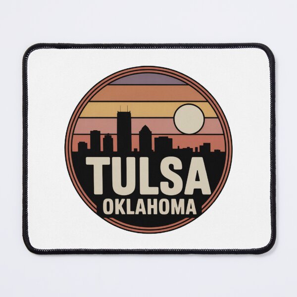 Item preview, Tulsa Oklahoma: Sunset Skyline Purple designed and sold by CircinusStore.
