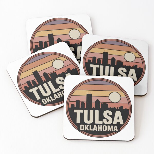 Item preview, Tulsa Oklahoma: Sunset Skyline Purple  designed and sold by CircinusStore.