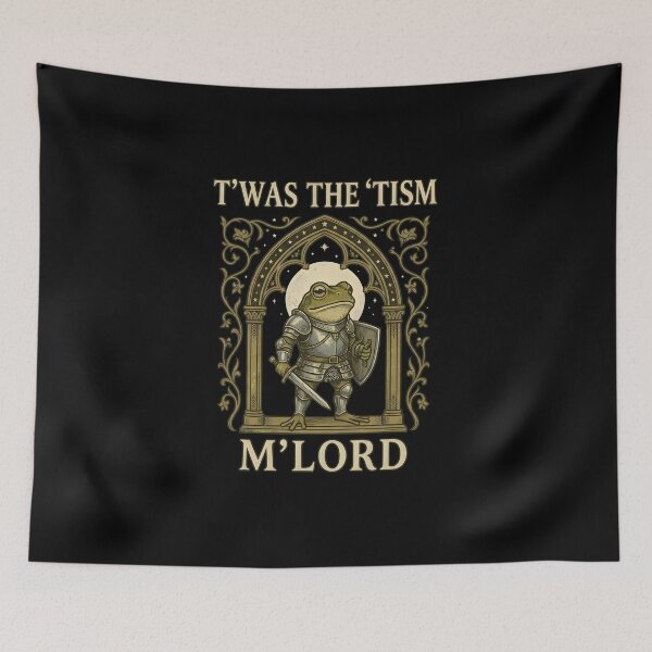 Item preview, T'was The 'Tism M'Lord designed and sold by LunaMagicStudio.