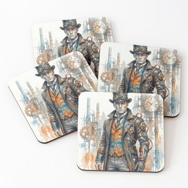 Item preview, Steampunk Man designed and sold by Christina Brunton Art.