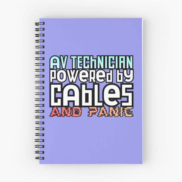 Item preview, AV Technician - Powered By Cables and Panic designed and sold by GoaTeeGram.