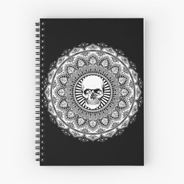 Item preview, Mandala con motivo de calavera designed and sold by WelshPixie.