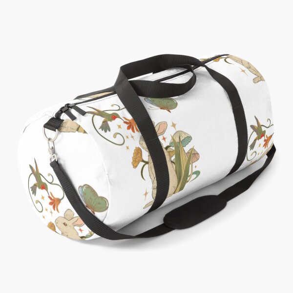 Item preview, Vintage Cottagecore Rabbit & Hummingbird Garden designed and sold by infinitearte.