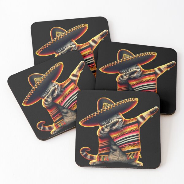 Item preview, Cinco De Mayo Dabbing Cat Mexican Sombrero designed and sold by CF_VintageDesign.