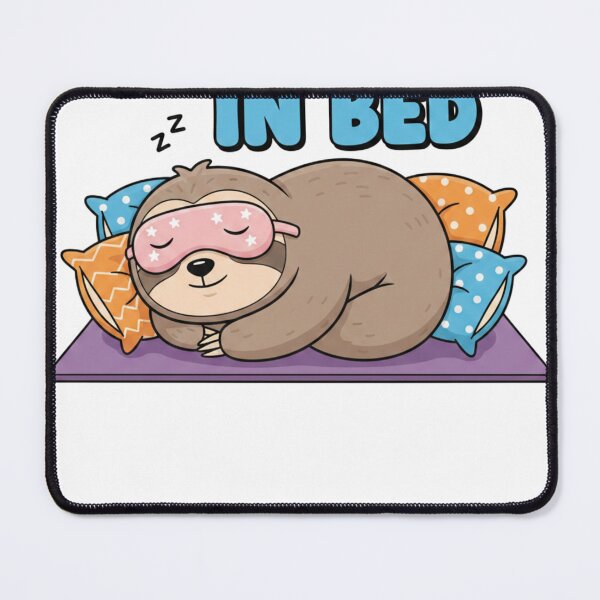 Item preview, Namast’ay In Bed, Funny Yoga Sloth Humor Design designed and sold by Wiviendesign.