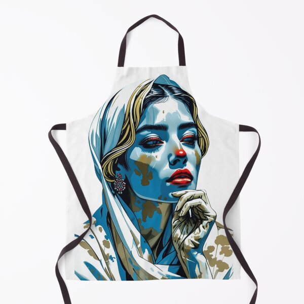 Item preview, The Thinker – Feminine Portrait Art Print designed and sold by lapinu.