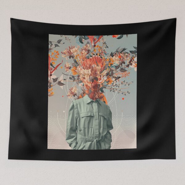 Item preview, You Smell Like Home Surreal Floral Head designed and sold by mcsaazhxo57.