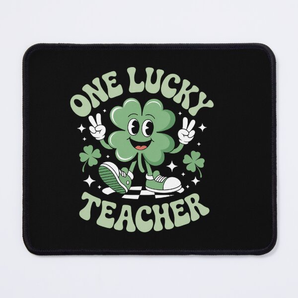 Item preview, Groovy One Lucky Teacher Shamrock Face St Patrick designed and sold by HellD3vil-Art.