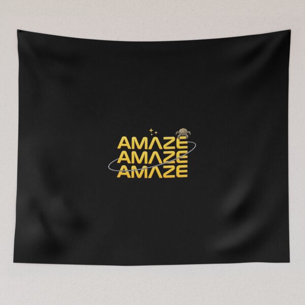 Item preview, Amaze Amaze Amaze Sci-Fi Funny Space Quote Book Lovers Booktok Bookish designed and sold by Kovav.