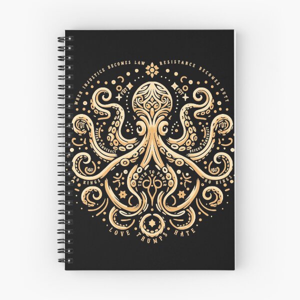 Item preview, Arte sutil de pulpo FDT antifascista designed and sold by Denisemichels.