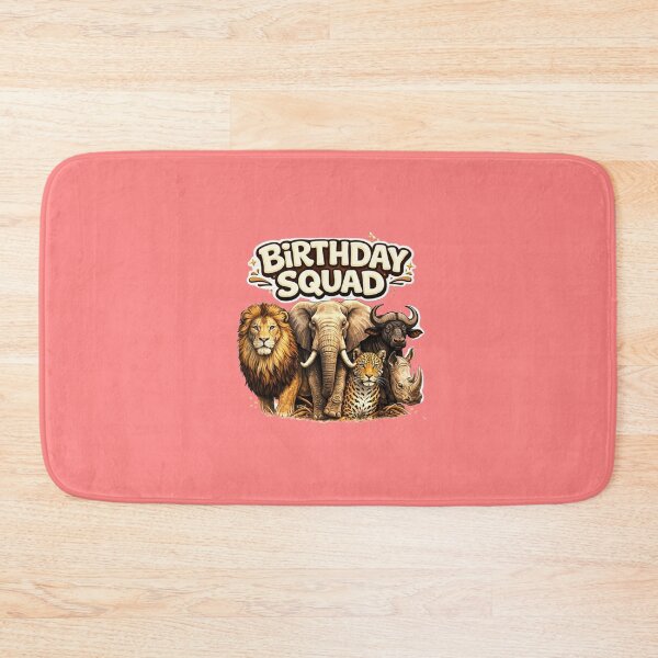 Item preview, Birthday Squad Safari with the big Five designed and sold by annenambiro.