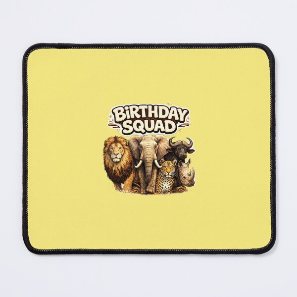 Item preview, Birthday Squad Safari with the big Five designed and sold by annenambiro.