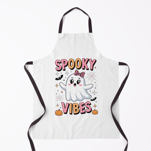 Item preview, Groovy Spooky Vibes Cute Boo Ghost Halloween designed and sold by HellD3vil-Art.