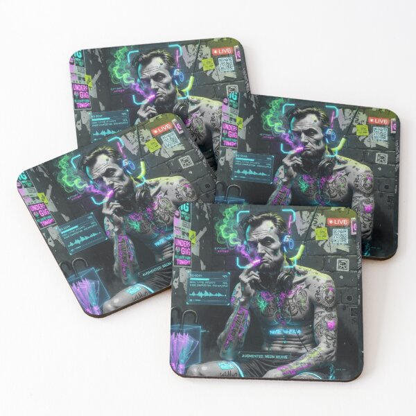 Item preview, “LINCOLN RAIN‑DISTRICT REBOOT — HONEST GLITCH & HOLOGRAM SWAGGER” designed and sold by Print Fiction.