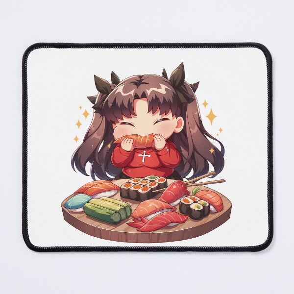 Item preview, Rin Tohsaka Fate Stay Night Chibi Sushi Cutie designed and sold by Spraykart.