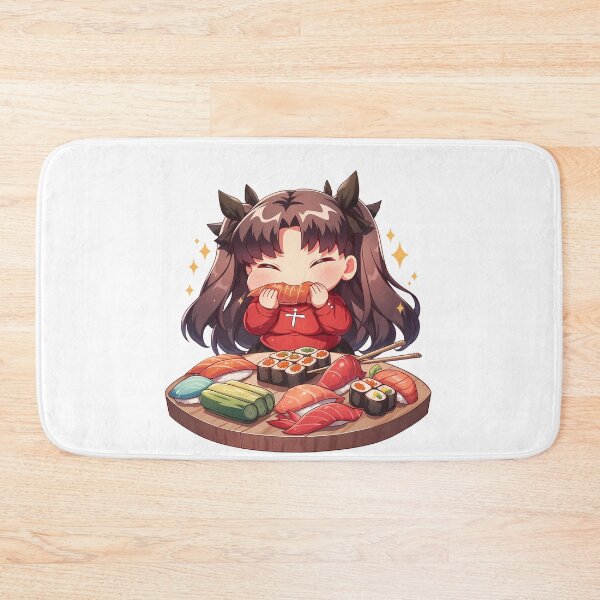 Item preview, Rin Tohsaka Fate Stay Night Chibi Sushi Cutie designed and sold by Spraykart.