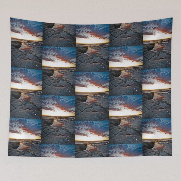 Item preview, Sunset and Rock Pools on the Beach designed and sold by heidipics.