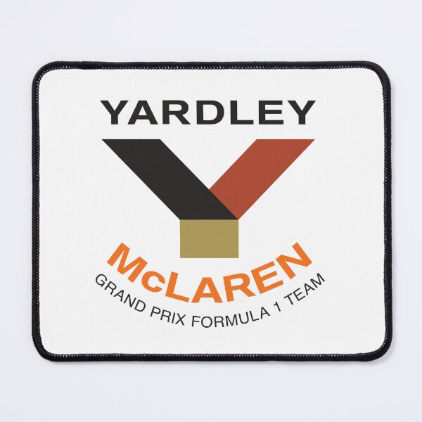 Item preview, Yardley McLaren Formula One Team 1971-74 F1 small logo - Peter Revson, Denny Hulme, Jody Sheckter, Mike Hailwood designed and sold by retropetrol.