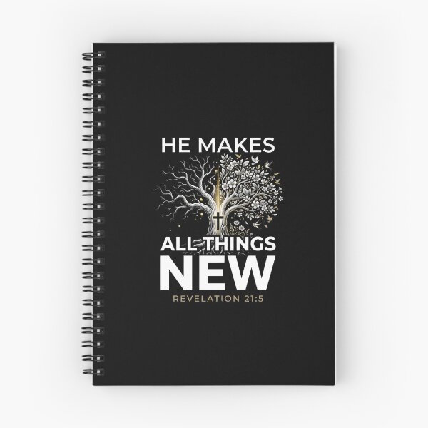 Item preview, He Makes All Things New Revelation 21:5 Christian T-Shirt designed and sold by SayIt-Wear.