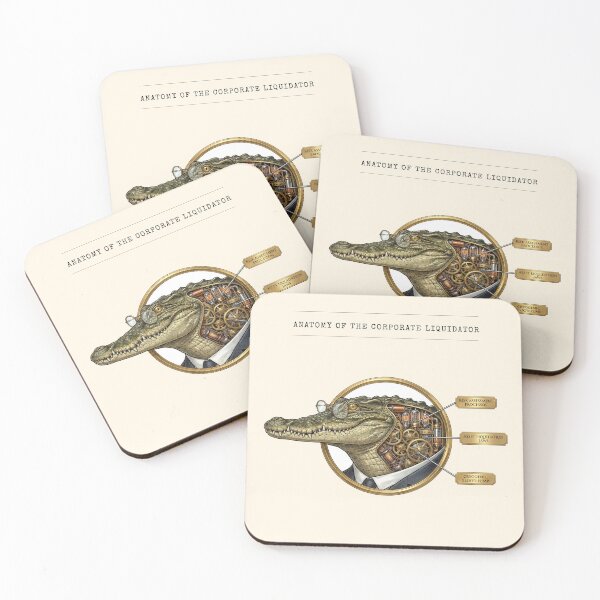 Item preview, Corporate Liquidator Croc Specimen - Dark Psychology Office Humor designed and sold by Top-Tier Thinking .