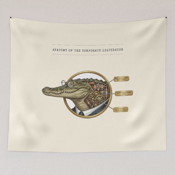 Item preview, Corporate Liquidator Croc Specimen - Dark Psychology Office Humor designed and sold by Top-Tier Thinking .