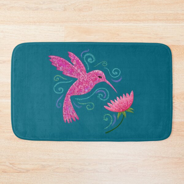 Item preview, Beautiful pink hummingbird and flower designed and sold by Soozie Wray.